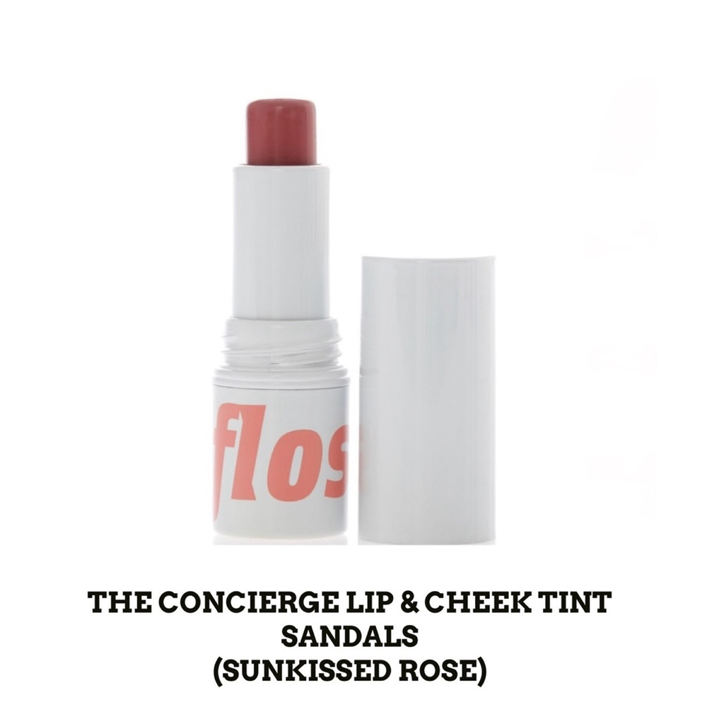 FLOSS THE CONCIERGE Lip & Cheek Tint IN SHADE: SANDALS, Size: 3.2G FULL SIZE